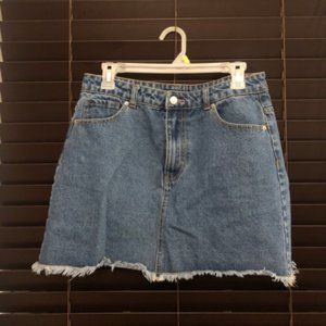 Forever 21 Blue Denim/Jean Mini Skirt
